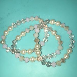 Set of 3 bracelets.